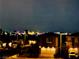 Night view of neighborhood homes with the bright lights of the city skyline in the distance at 4132 Ancient Well Ct, Las Vegas, NV 89135