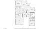 Detailed floor plan showing layout and dimensions of the home, including rooms and features at 4187 Pacifico Ln, Las Vegas, NV 89135
