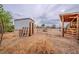Exterior shot of outbuildings, including the shed and horse shelter at 5081 Riata Pl, Pahrump, NV 89060
