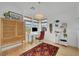 Bright office with natural light, desk, and modern decorations at 513 Monarch Ridge Ct, North Las Vegas, NV 89084