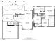 Detailed floor plans showcase both first and second floor of property, including kitchen, living room, bedrooms and garage at 5609 Red Bluff Dr, Las Vegas, NV 89130