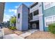 Exterior staircase leading to upper-level units in this condominium community at 6955 N Durango Dr # 2099, Las Vegas, NV 89149