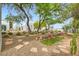 Backyard putting green nestled amongst the cacti and other dessert plants at 8525 W Verde Way, Las Vegas, NV 89149
