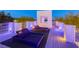 Comfortable rooftop patio featuring lounge seating, outdoor space, and views at 8525 W Verde Way, Las Vegas, NV 89149