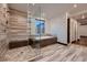 Bathroom with large shower and separate tub with tile surround and glass enclosure at 917 Vegas View Dr, Henderson, NV 89052