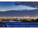 Cityscape view from the rooftop, showing the bright lights of the entire city at 917 Vegas View Dr, Henderson, NV 89052