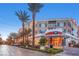 Beautiful building exterior at dusk, showcasing commercial real estate opportunity at 917 Vegas View Dr, Henderson, NV 89052