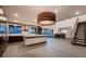 Kitchen featuring stainless steel appliances, a large island, and a view of the backyard at 917 Vegas View Dr, Henderson, NV 89052