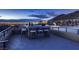 Rooftop bar with seating, stunning views, and ample space for entertaining guests at 917 Vegas View Dr, Henderson, NV 89052