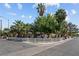 Charming single-story home with white picket fence and mature palm trees at 1004 Yucca Ave, Las Vegas, NV 89104