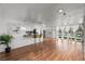 Spacious living area with hard wood floors and view of outside at 1004 Yucca Ave, Las Vegas, NV 89104