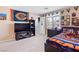 Comfortable bedroom with a large TV, providing a cozy space for relaxation and entertainment at 11219 Castellane Dr, Las Vegas, NV 89141
