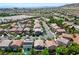 This aerial view showcases the property with easy access to surrounding neighborhoods and Las Vegas scenery at 11618 Costa Linda Ave, Las Vegas, NV 89138