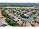 An aerial view of the property shows it located in a residential community with easy access to nearby shopping areas at 11618 Costa Linda Ave, Las Vegas, NV 89138