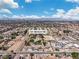 Aerial perspective of 131 Beesley Dr highlighting property's location within a friendly residential community at 131 Beesley Dr, Las Vegas, NV 89110