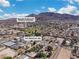 Aerial view displays 131 Beesley Dr near Duane D Keller Middle School in the residential neighborhood at 131 Beesley Dr, Las Vegas, NV 89110