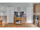 Bathroom features a decorative console, tile accents, and doors to other rooms at 131 Beesley Dr, Las Vegas, NV 89110