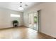 Cozy breakfast nook with tile flooring and sliding glass doors to the backyard at 2357 Aztec Ruin Way, Henderson, NV 89044