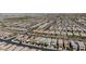 Wide aerial view showcasing the density and design of the residential neighborhood at 2932 Tranquil Brook Ave, Henderson, NV 89044