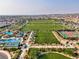 Overview of the community park with sports fields, playground, and green spaces for recreation at 2932 Tranquil Brook Ave, Henderson, NV 89044