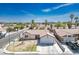 Charming single-story home featuring a two-car garage and well-maintained landscaping with mature trees and blue skies at 3016 Light Wind Ct, Las Vegas, NV 89108