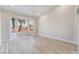 Spacious bedroom with light wood floors and bay window at 3157 Faiss Dr, Las Vegas, NV 89134