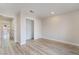 Spacious bedroom with wood-look flooring and a large closet at 3157 Faiss Dr, Las Vegas, NV 89134