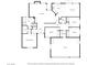 Detailed floor plan showcasing the layout of the home, including the primary bedroom, kitchen, and living areas at 3221 Palmdesert Way, Las Vegas, NV 89120