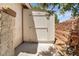 Outdoor storage shed located in the backyard at 3221 Palmdesert Way, Las Vegas, NV 89120