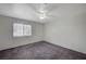 Bedroom area with a ceiling fan and one window at 3318 N Decatur Blvd # 2073, Las Vegas, NV 89130