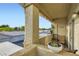 A cozy balcony provides an inviting space with seating and pleasant neighborhood scenery at 3924 Quiet Pine St # 201, Las Vegas, NV 89108