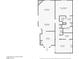 A detailed floorplan showing the layout of the home, including room dimensions and features at 3924 Quiet Pine St # 201, Las Vegas, NV 89108