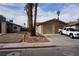 Charming single-story home with a two-car garage, a driveway and desert landscaping at 4498 Via San Rafael, Las Vegas, NV 89103