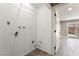 Practical laundry area with washer/dryer hookups and exterior access at 4498 Via San Rafael, Las Vegas, NV 89103
