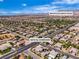 Aerial view highlighting home's location near Mountain Crest Park in residential neighborhood at 4818 Al Carrison St, Las Vegas, NV 89149