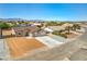 Beautiful single-story home featuring a two-car garage and a spacious front yard with mountain views at 5251 Graystone, Pahrump, NV 89061