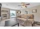 Cozy living room with neutral decor and comfortable seating at 6116 Camas Canyon Ave, Las Vegas, NV 89130