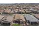 Aerial showcases the roof, backyard, and neighborhood layout, providing a comprehensive view of the property at 713 Webber Park St, Henderson, NV 89011