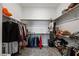 Spacious walk-in closet with ample shelving and storage space for clothes and accessories at 713 Webber Park St, Henderson, NV 89011
