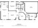 Floor plan showing the layout of the home, including the square footage of each room at 7572 Hope Valley St, Las Vegas, NV 89139