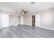 The main bedroom has fresh paint, modern floors, and two closets at 8174 Amphora St, Las Vegas, NV 89139