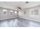 A large bedroom with fresh paint and modern floors at 8174 Amphora St, Las Vegas, NV 89139