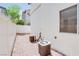 Home exterior with gravel landscaping and AC units, perfect for easy maintenance and cooling at 8174 Amphora St, Las Vegas, NV 89139