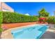 Sparkling pool with surrounding patio area, offering a relaxing outdoor space at 8308 Tide Pool Dr, Las Vegas, NV 89128