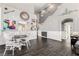 Inviting dining area with rustic accents and abundant natural light, perfect for gatherings at 8345 Spruce Meadows Ave, Las Vegas, NV 89131
