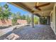 Covered patio and desert landscaping for outdoor enjoyment at 9020 Tiffany Oaks Ave, Las Vegas, NV 89148
