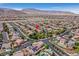 Scenic community with mountain views showcases this home among a network of streets and other properties at 10409 Snowdon Flat Ct, Las Vegas, NV 89129