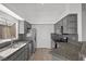 Kitchen featuring granite countertops, stainless steel appliances, and tile backsplash at 1043 Armillaria St, Henderson, NV 89011
