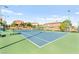 Well-maintained community tennis court provides recreational opportunities for residents at 11294 Corsica Mist Ave, Las Vegas, NV 89135
