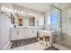 The main bathroom features a soaking tub, step-in shower, and modern fixtures at 12532 Blissful Sky St, Las Vegas, NV 89138